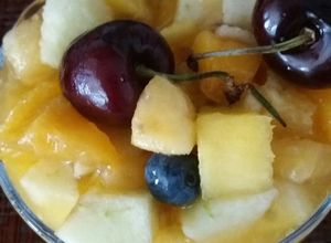 Una foto de Luego de los excesos !! Ensalada de fruta