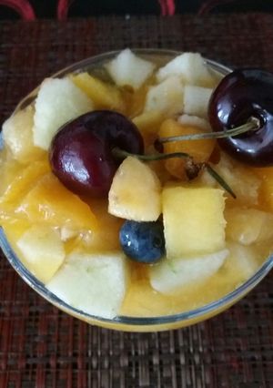 Una foto de Luego de los excesos !! Ensalada de fruta