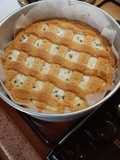 Crostata con ricotta e gocce di cioccolato
