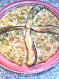 Quiche sans pâte aux légumes du soleil