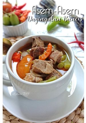 Foto resep Asem-Asem Daging dan Buncis
