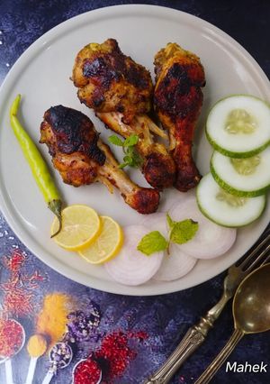 হারিয়ালি চিকেন টাংরি কাবাব (hariyali chicken tangri kabab recipe in Bengali) রেসিপির প্রধান ছবি