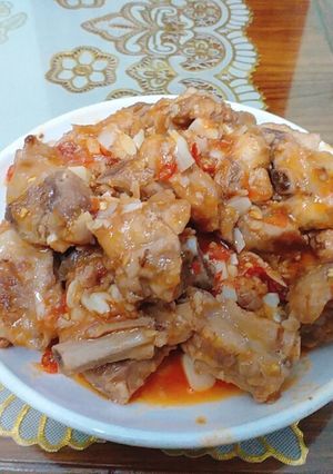 Hình của món Sườn xào chua ngọt siêu ngon.