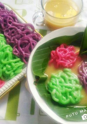 Foto resep Putu Mayang (Petulo) tanpa cetakan