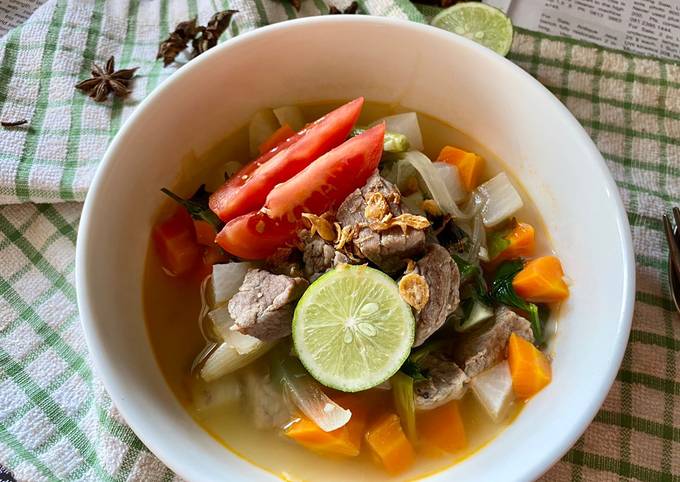 Resep Sop Daging | Indonesian Beef Soup yang Enak Banget