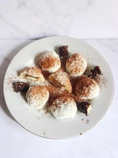 Foto resep Mochi Isi Wafer Caramel (Tanpa tepung ketan)