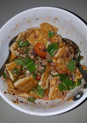 รูปของ ยำไข่เจียว # อาหารไทยง่ายๆ