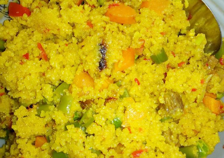 Recipe of Award-winning My cous cous with veggies😋