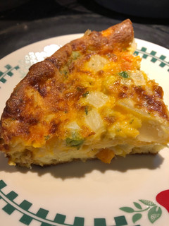 A picture of Veggie Quiche.
