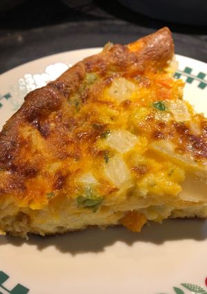 A picture of Veggie Quiche.