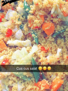 A picture of Cuscus~salat.
