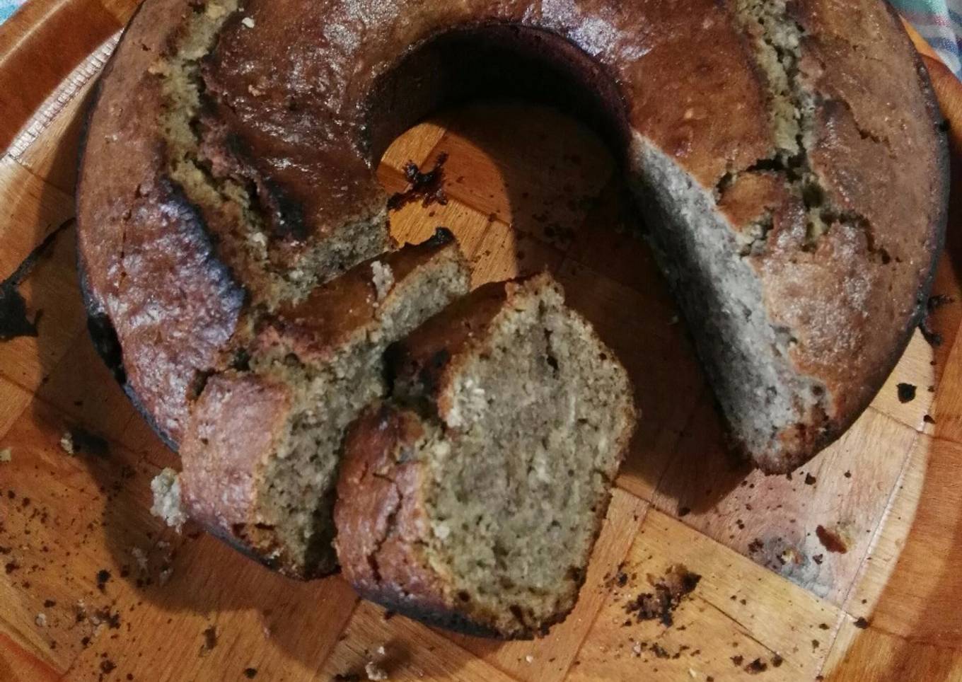 Torta dulce de lentejas, vegana