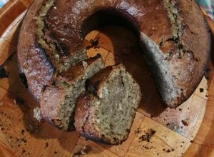 Una foto de Torta dulce de lentejas, vegana