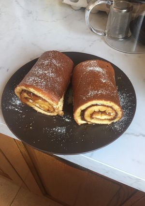Une photo de Roulé à la confiture de figue