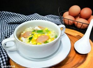 Foto resep Sup Makaroni Jagung Sosis