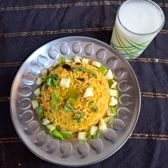 A picture of Pigeon Peas Pulao.