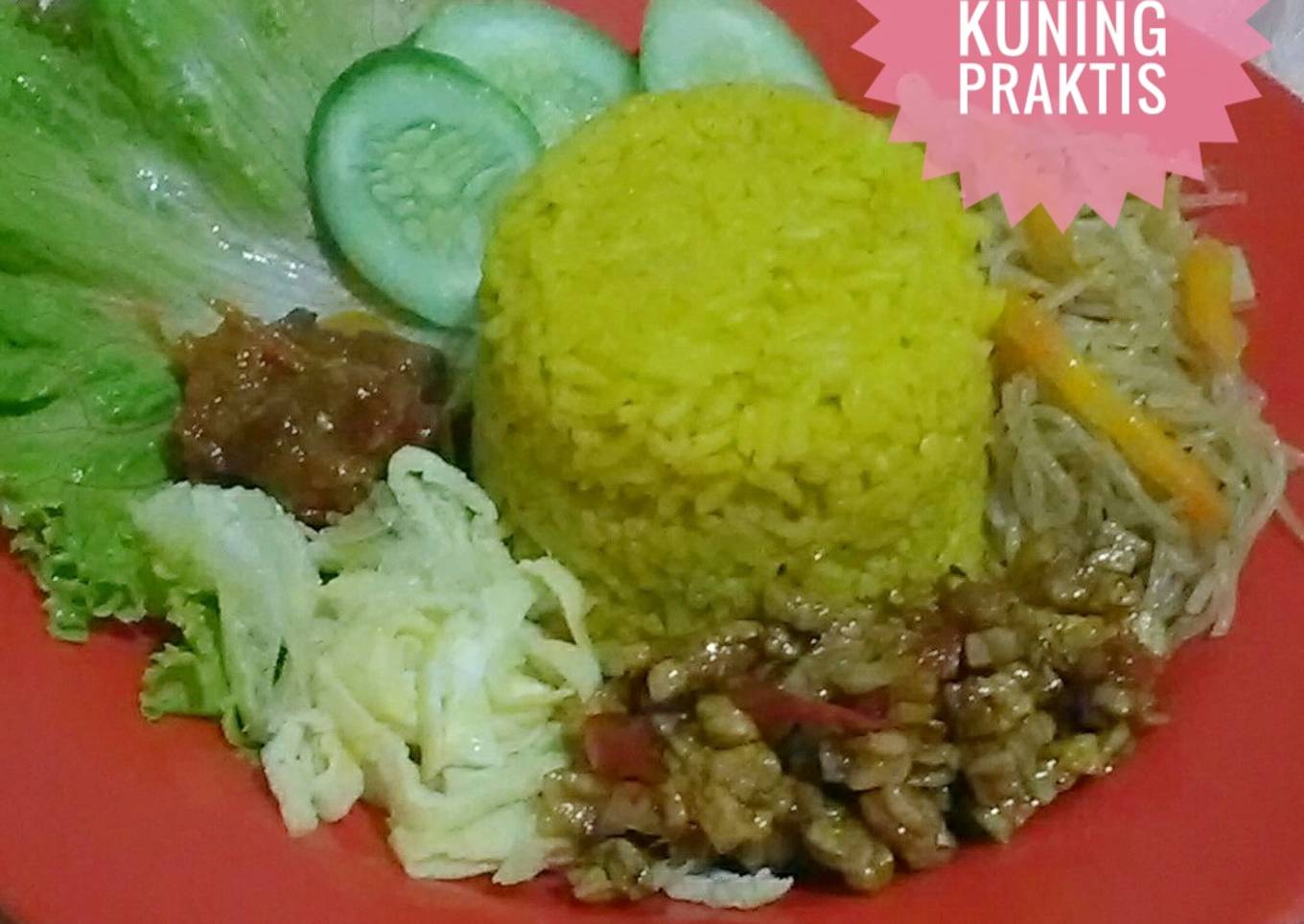 Nasi Kuning Praktis