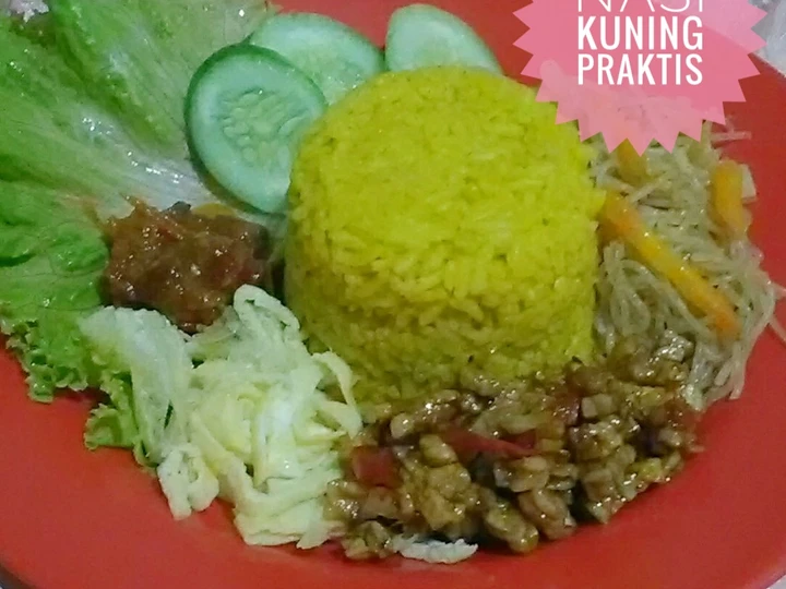 Cara Simple Membikin Resep  Nasi Kuning Praktis yang Bisa Manjain Lidah, Sempurna
