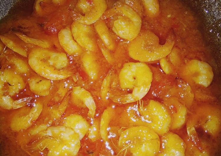 Resep Udang asam manis pedas Anti Gagal