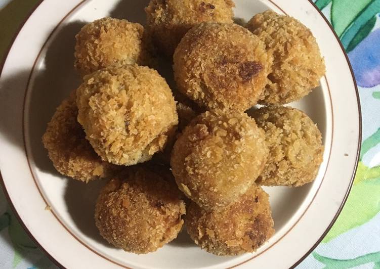 Resep masakan Bola2 Pisang coju | Cara Masak Bola2 Pisang coju Yang Mudah Dan Praktis