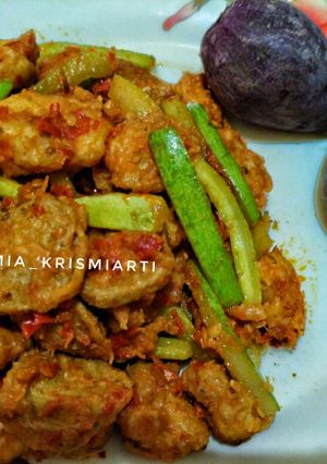 Foto resep Udang, Bakso Tepung Balado