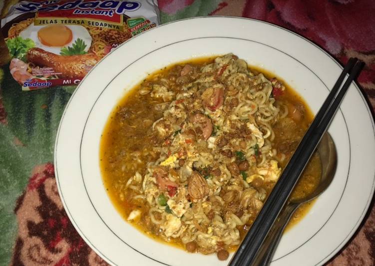 langkah membuat Mie Instan Istimewa yang kenyang