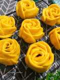 Bakpao Bunga Labu Kuning Isi Cokelat
