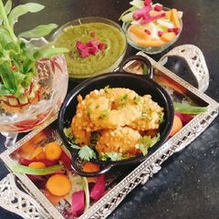 A picture of Sabudana vada sabakki vada.