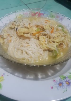 Foto resep 43. Misoa Kuah Telur