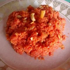 A picture of Gajar ka halwa.