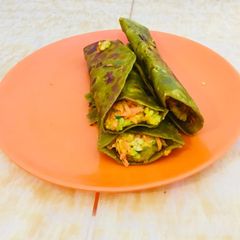 A picture of Spinach paneer Veggie Rape.