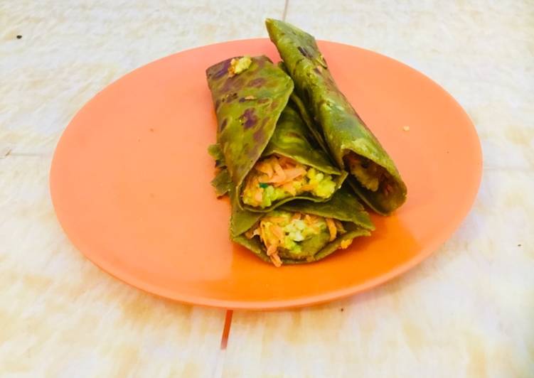 Simple Way to Prepare Ultimate Spinach paneer Veggie Rape
