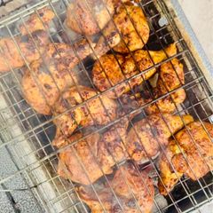 A picture of BBQ Wings with Dry Rub.