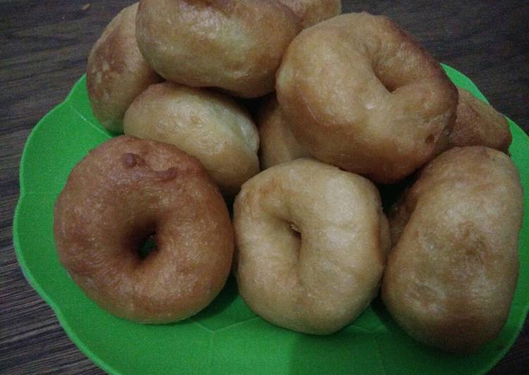 Donat empuk dan lembut tanpa telur