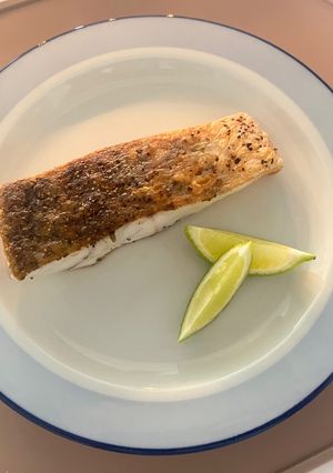 地中海風乾煎鱸魚片 的食譜成品照片