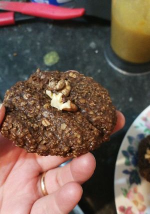 Una foto de Galletas de avena con cacao