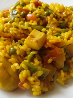 Una foto de Arroz con sepia