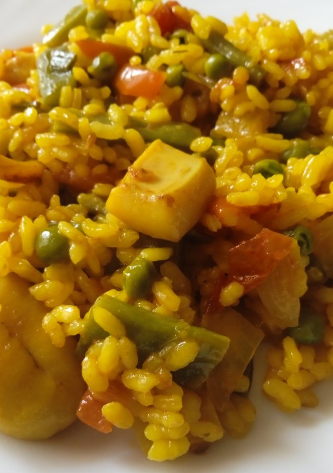 Una foto de Arroz con sepia