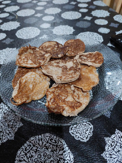 Una foto de Hotcakes de avena y banana