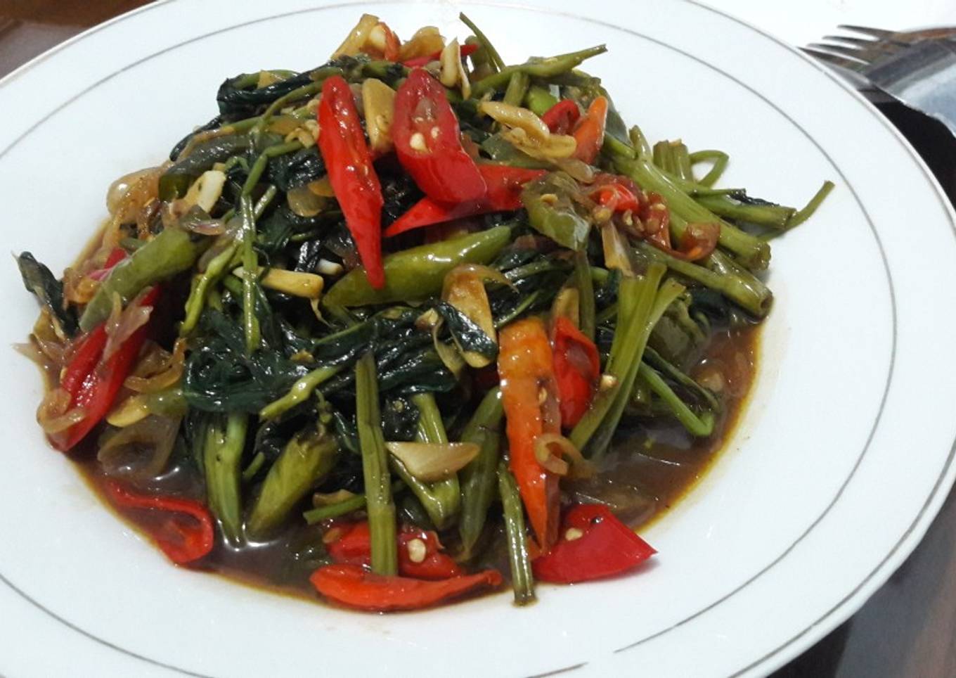 Tumis / Oseng kangkung simple enak