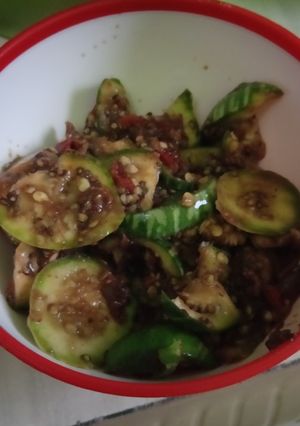 Foto resep Sambal terter (terong terasi)