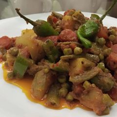 Sabzi karahi A picture of Sabzi karahi.