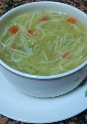 صورة لوصفة اطيب شوربة 😊