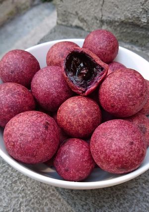 Foto resep Bola ubi ungu kopong lumer
