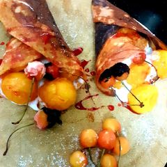 A picture of Four flavour crepe.