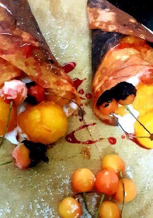 A picture of Four flavour crepe.