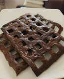 Waffles de chocolate keto
