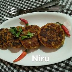 Jackfruit seed cutlet A picture of Jackfruit seed cutlet.