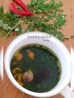 Foto resep Sayur bening daun kelor