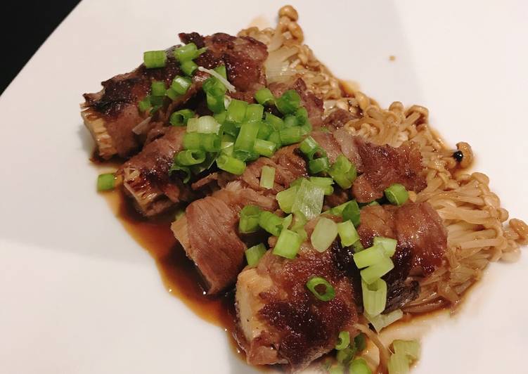 Easiest Way to Prepare Any-night-of-the-week Japanese Enoki Beef Rolls